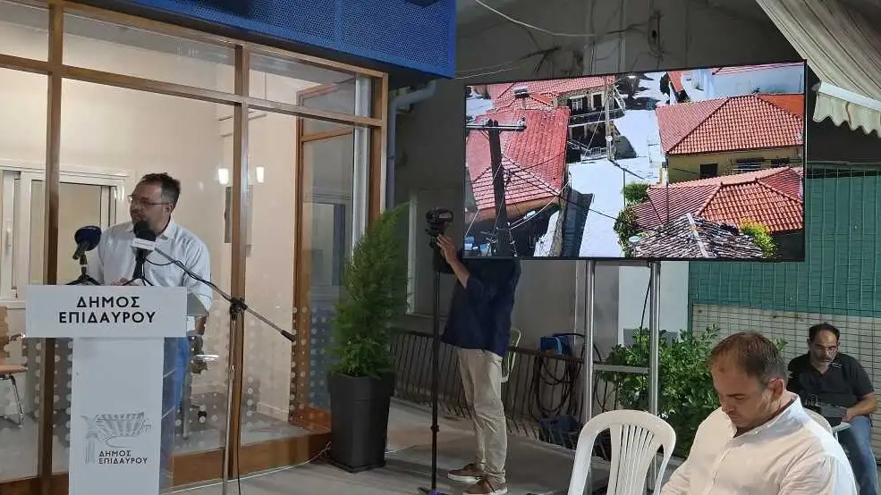 Τάσος Χρόνης Εγκαίνια ΚΕΠ Λυγουριού