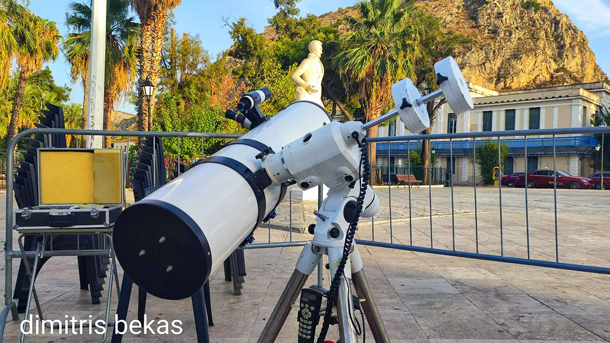 Ο κόσμος των άστρων άνοιξε τα φτερά του πάνω από το Ναύπλιο