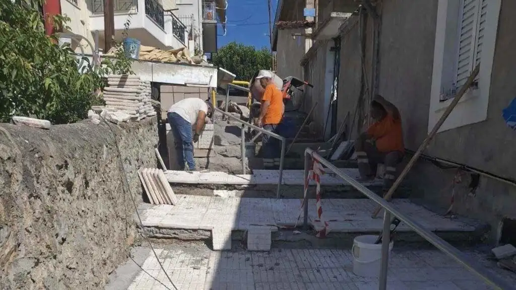 Εργασίες πλατύσκαλα Τρίπολη