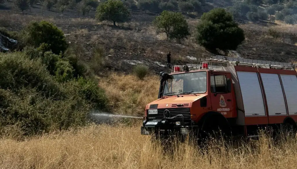 Φωτιά στην Πελεή Κρανιδίου