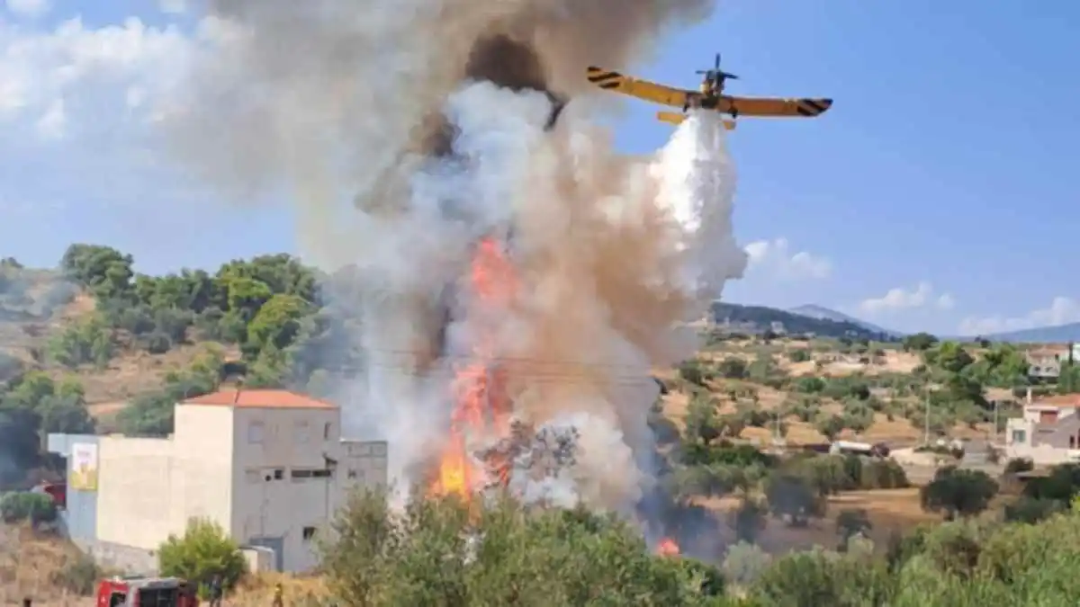 Υπό έλεγχο η φωτιά στο Βαθύ Ποτάμι – Κοκκινάρι Κρανιδίου