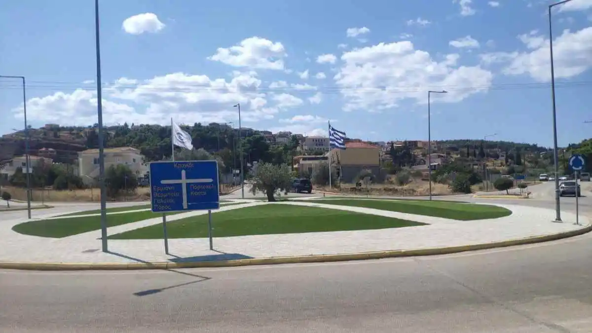 Έτοιμος ο κόμβος στην είσοδο Κρανιδίου