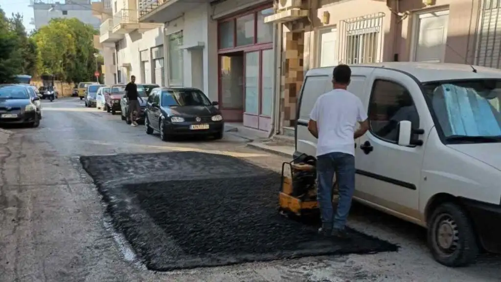 Εργασίες στο οδικό δίκτυο Άργους