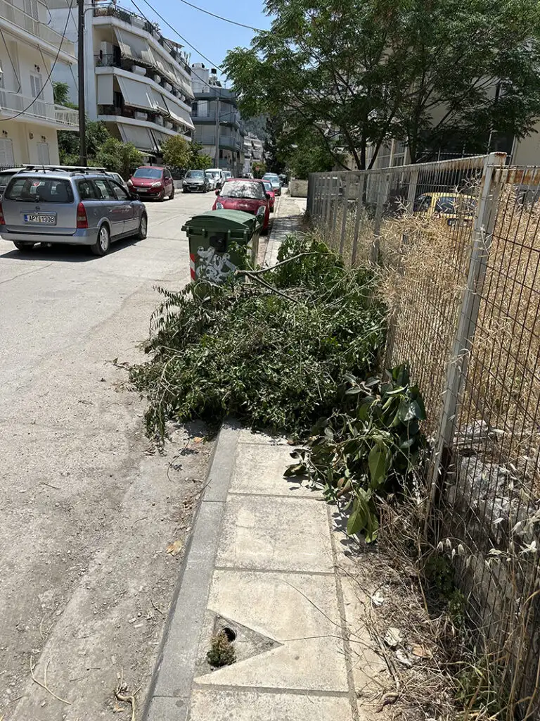 Σκουπίδια στο Ναύπλιο