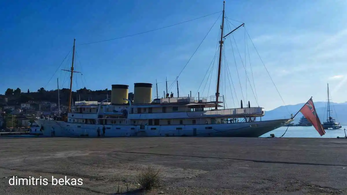 Στο Ναύπλιο η θρυλική θαλαμηγός του Αριστοτέλη Ωνάση «CHRISTINA O»