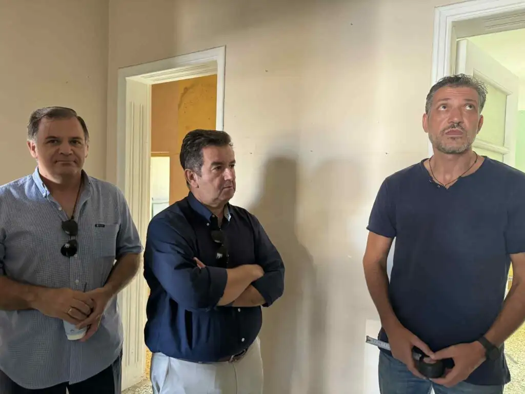 Επίσκεψη στο χώρο που θα στεγαστεί το Τ.Α.Ε. Νέας Κίου