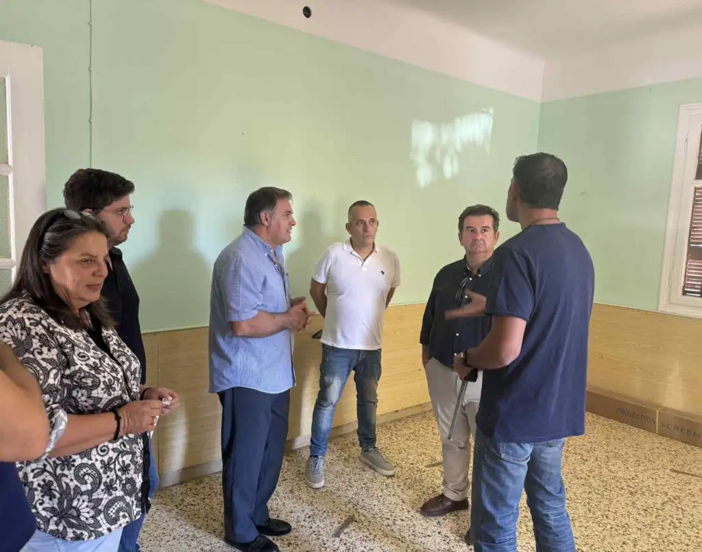 Επίσκεψη στο χώρο που θα στεγαστεί το Τ.Α.Ε. Νέας Κίου