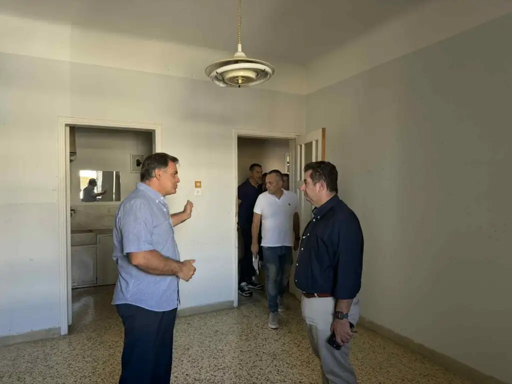 Επίσκεψη στο χώρο που θα στεγαστεί το Τ.Α.Ε. Νέας Κίου