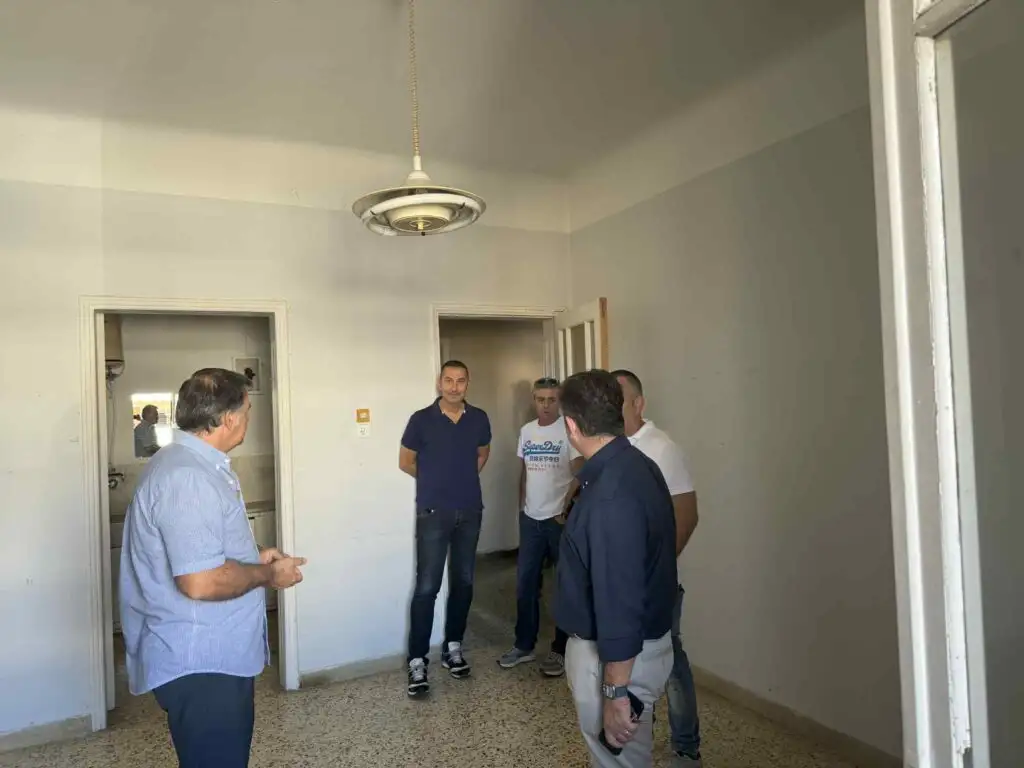 Επίσκεψη στο χώρο που θα στεγαστεί το Τ.Α.Ε. Νέας Κίου