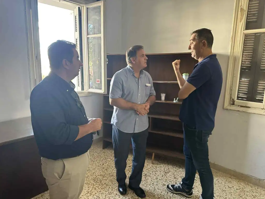 Επίσκεψη στο χώρο που θα στεγαστεί το Τ.Α.Ε. Νέας Κίου
