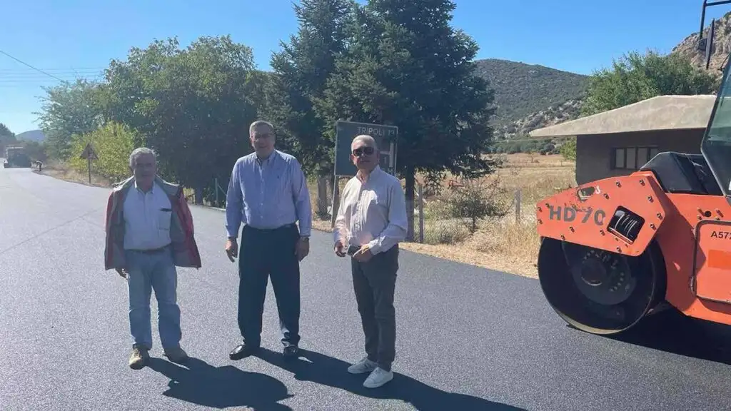 Εργασίες στην επαρχιακή οδό Νεστάνη – Σάγκα