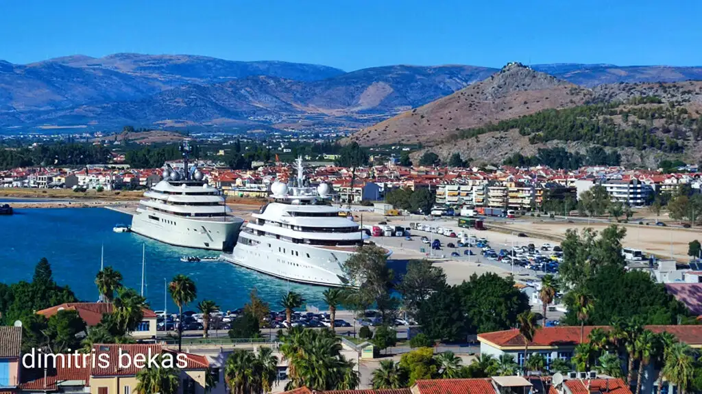 Κρουαζιερόπλοια στο λιμάνι του Ναυπλίου