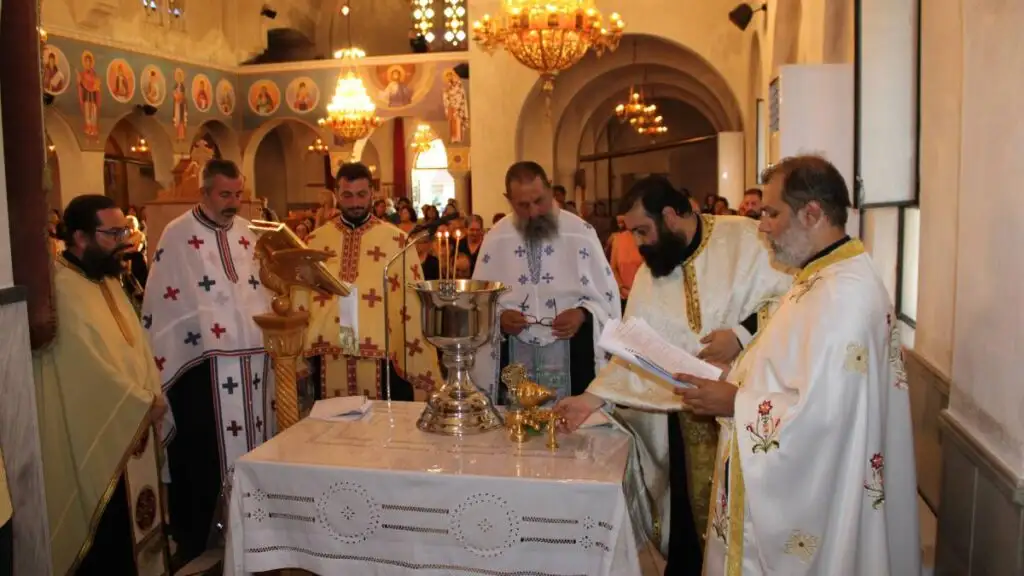 θυρανοίξια παρεκκλήσι Αγίας Σοφίας Λυγουριό
