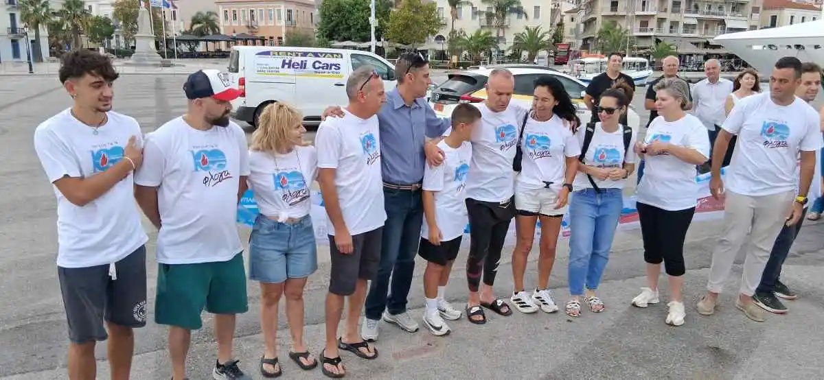 Ναύπλιο – Σπέτσες: Ένας μοναδικός άθλος για τη ζωή και την ελπίδα