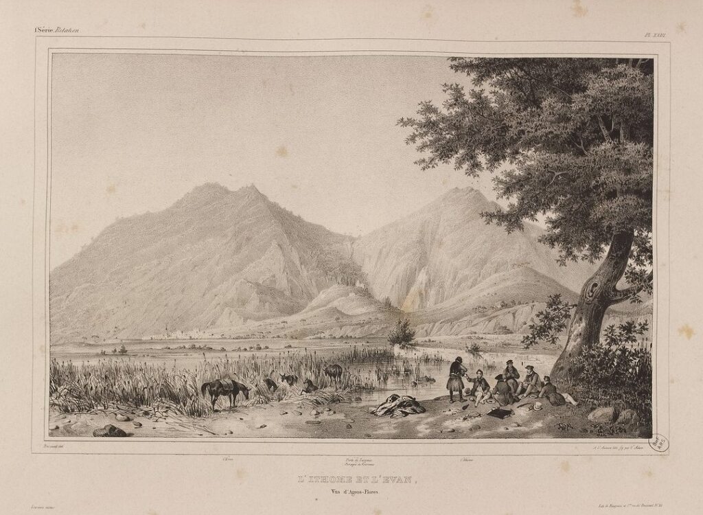 Γαλλική Επιστημονική Αποστολή του Μοριά 1829 (Στη σκιά αιωνόβιας βελανιδιάς της Μεσσηνίας)