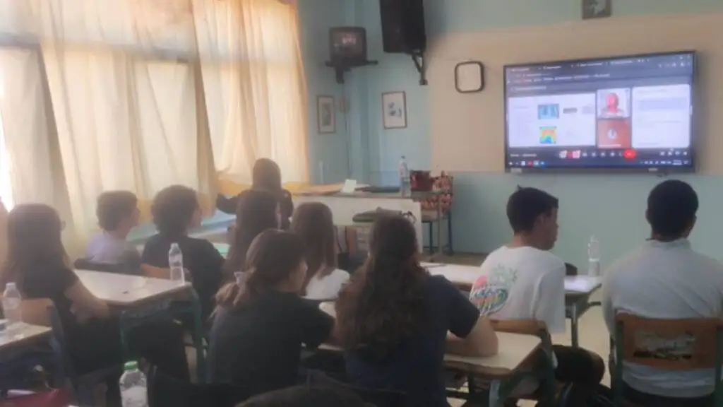 2ο ΓΕΛ Ναυπλίου συνάντηση με ερευνητές