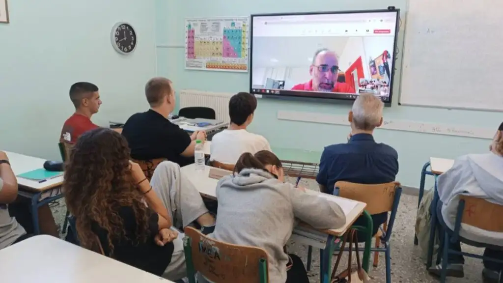 2ο ΓΕΛ Ναυπλίου συνάντηση με ερευνητές