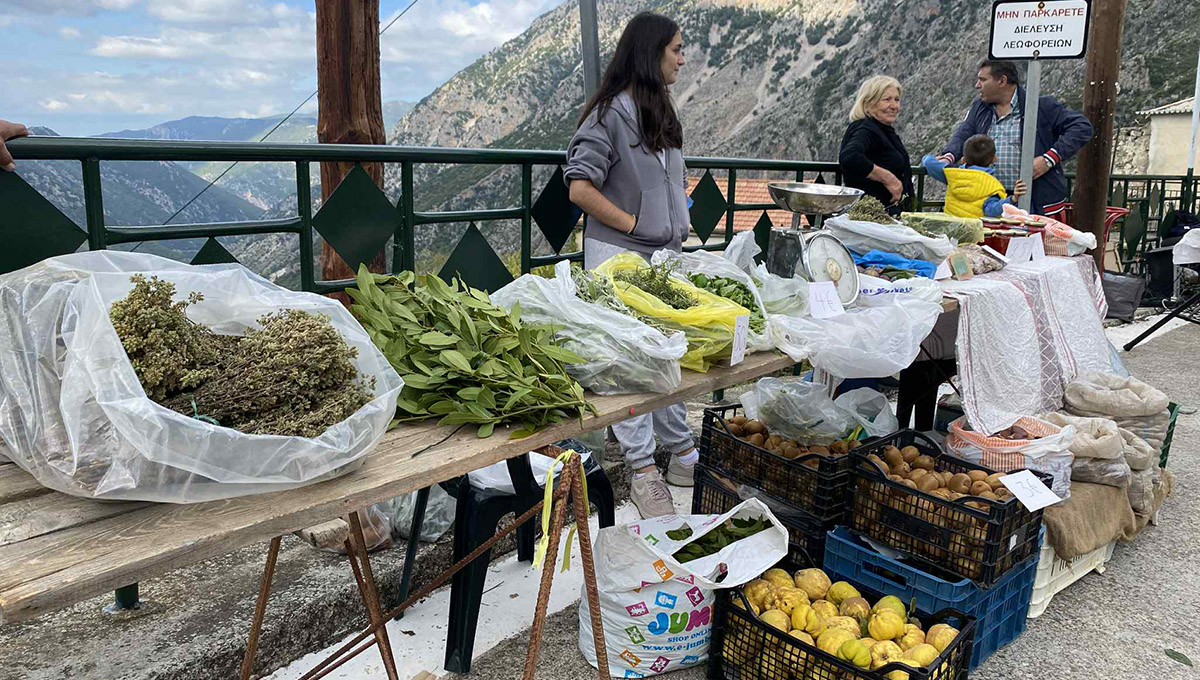 Μια ξεχωριστή αγορά στον Ταΰγετο