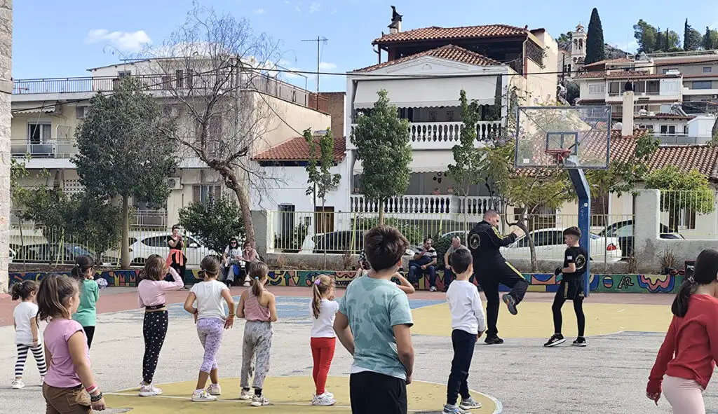 Μαθητές του 3ου Δημοτικού Σχολείου Ναυπλίου γνώρισαν το πνεύμα του αθλητισμού μέσα από το βόλεϊ και το Σαολίν Κουνγκ Φου