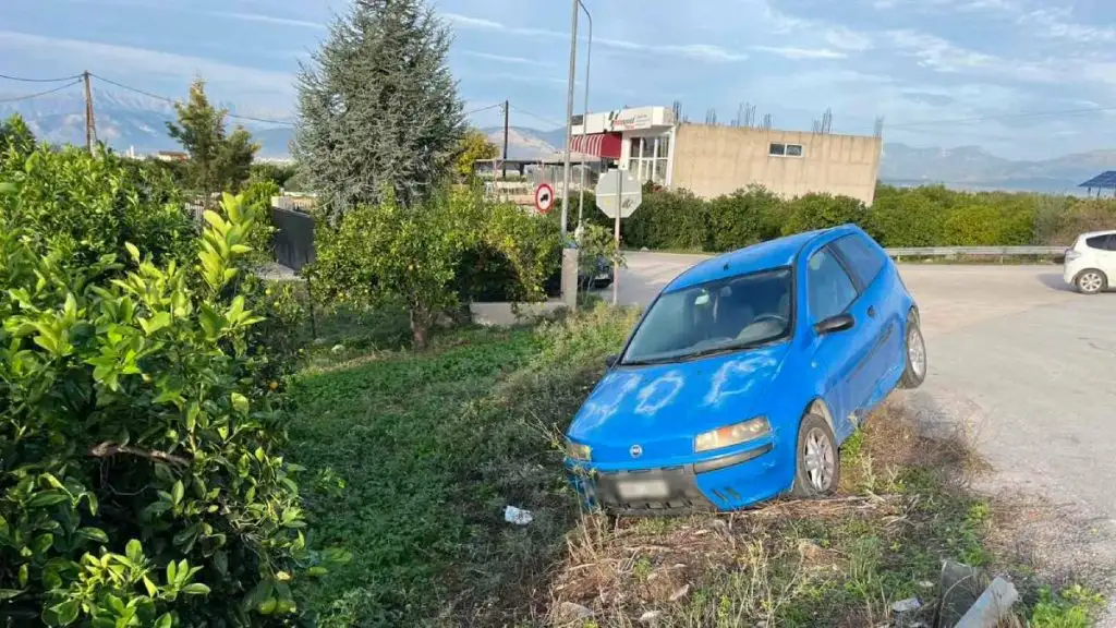 αυτοκίνητο Αγία Τριάδα δρόμος Αρχαιοτήτων