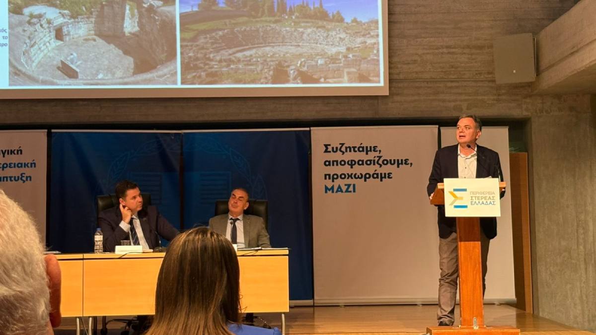 Βοιωτία: Ο Γιώργος Διδασκάλου παρουσίασε τα έργα του Υπουργείου Πολιτισμού – «Προχωρούμε μαζί»