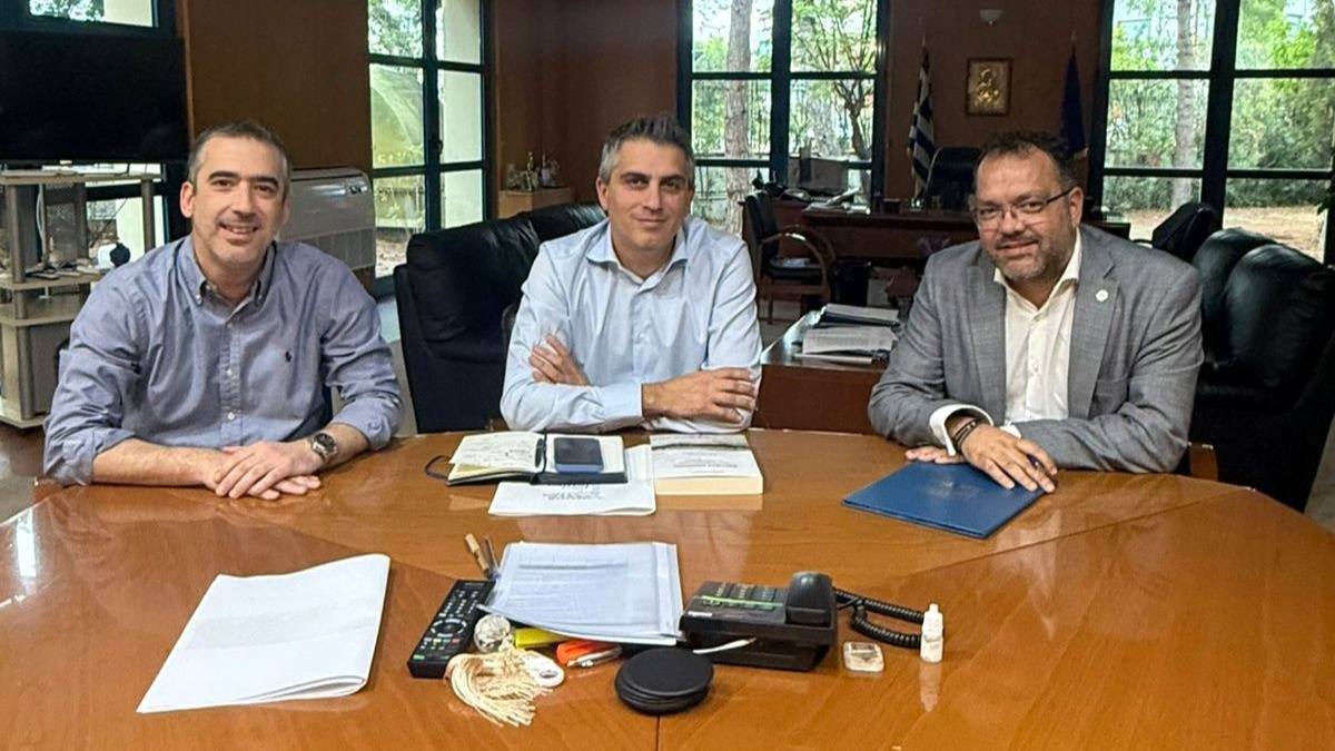 Συνάντηση Τάσου Χρόνη με τον Υπουργό Χρίστο Δήμα: Στο επίκεντρο Ανάβαλος και μεγάλα έργα για την ανάπτυξη της Επιδαύρου