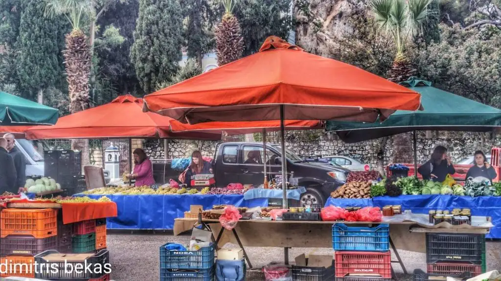λαϊκή αγορά Ναύπλιο