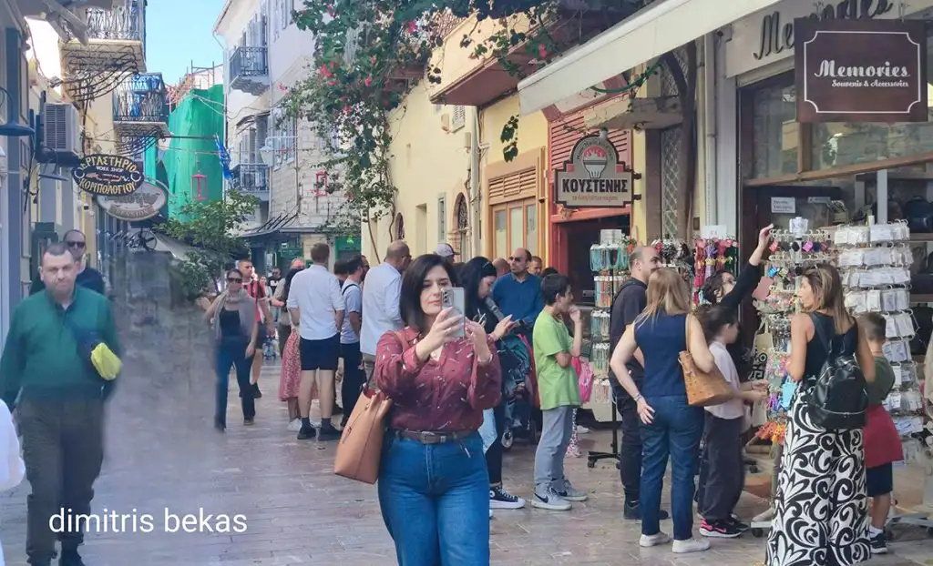 Κόσμος στο Ναύπλιο τουρισμός