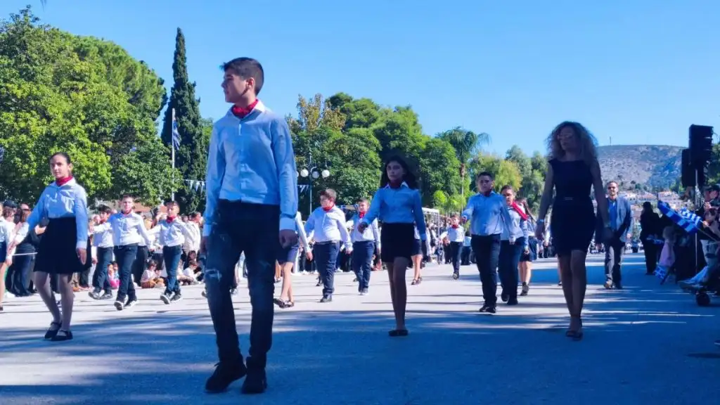 Ναύπλιο παρέλαση 28η Οκτωβρίου