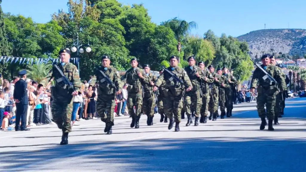 Ναύπλιο παρέλαση 28η Οκτωβρίου