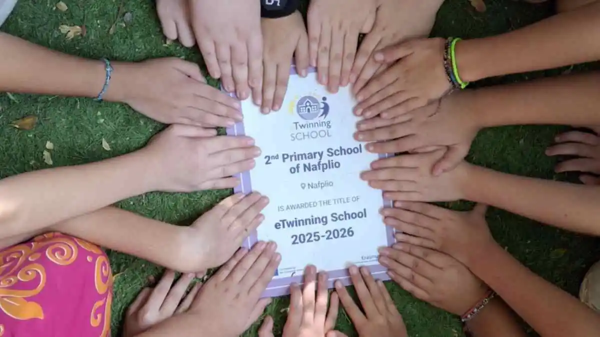 Βραβείο eTwinning School 2025 – 2026 για το 2ο Δημοτικό Ναυπλίου