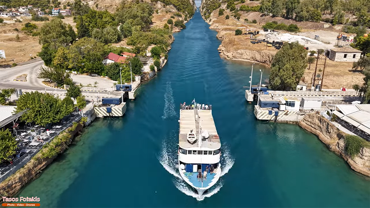 Το timelapse που μεταμορφώνει Κινέτα και Ισθμό σε καμβά φωτός