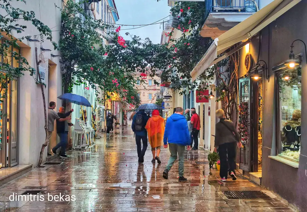 Βροχή Ναύπλιο Μπέκας