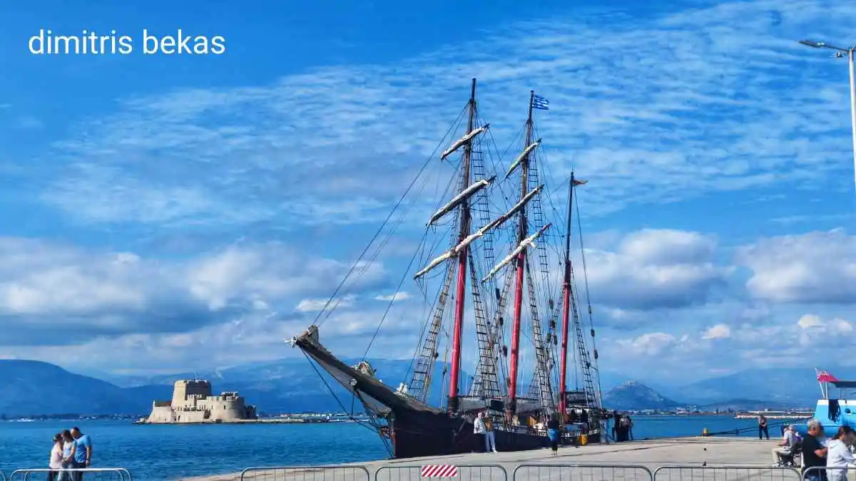 Το ιστορικό ιστιοφόρο «ALVEI» έφτασε στο Ναύπλιο