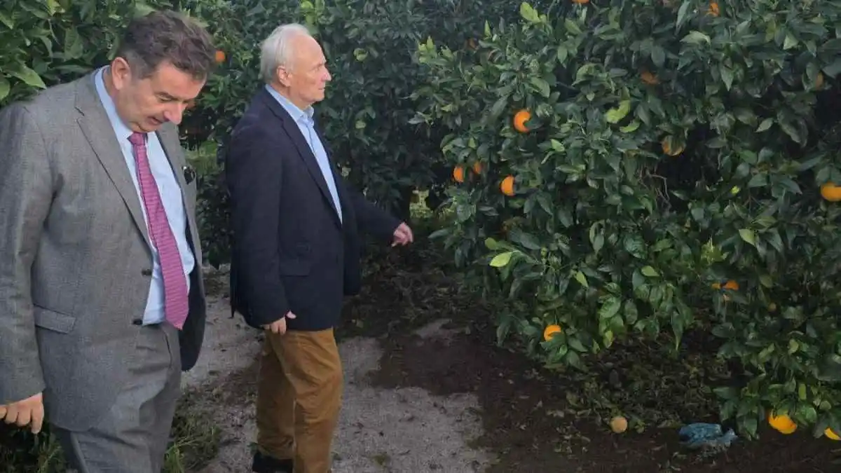 Αυτοψία Ανδριανού στις πληγείσες από την πρόσφατη χαλαζόπτωση περιοχές της Αργολίδας