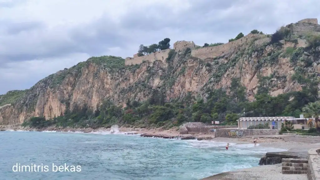 άνεμοι κύματα κακοκαιρία Ναύπλιο