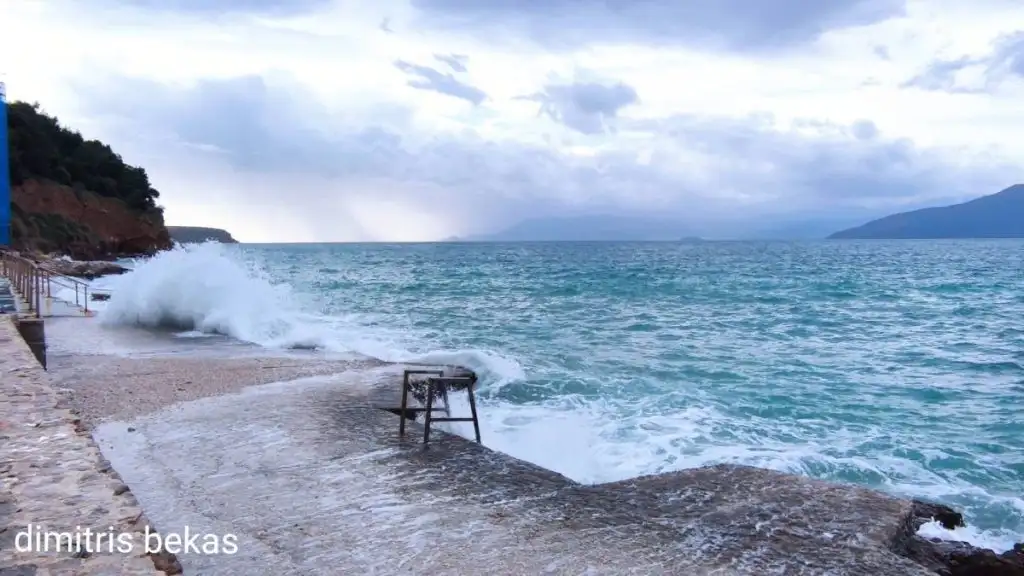 άνεμοι κύματα κακοκαιρία Ναύπλιο
