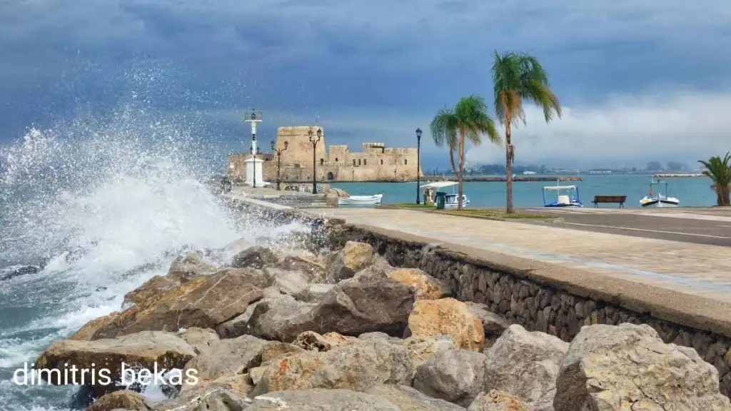 άνεμοι κύματα κακοκαιρία Ναύπλιο