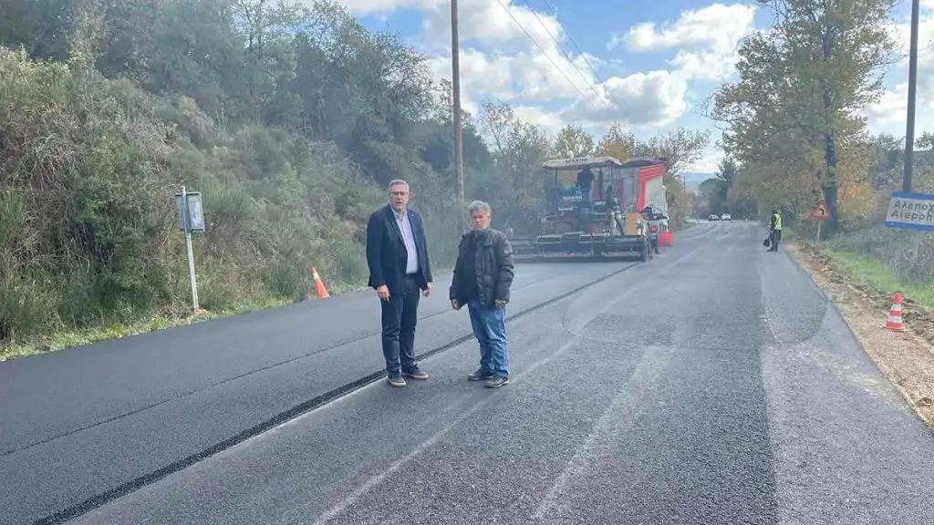 Σε εξέλιξη το έργο στην Ε.Ο. Τρίπολης–Σπάρτης