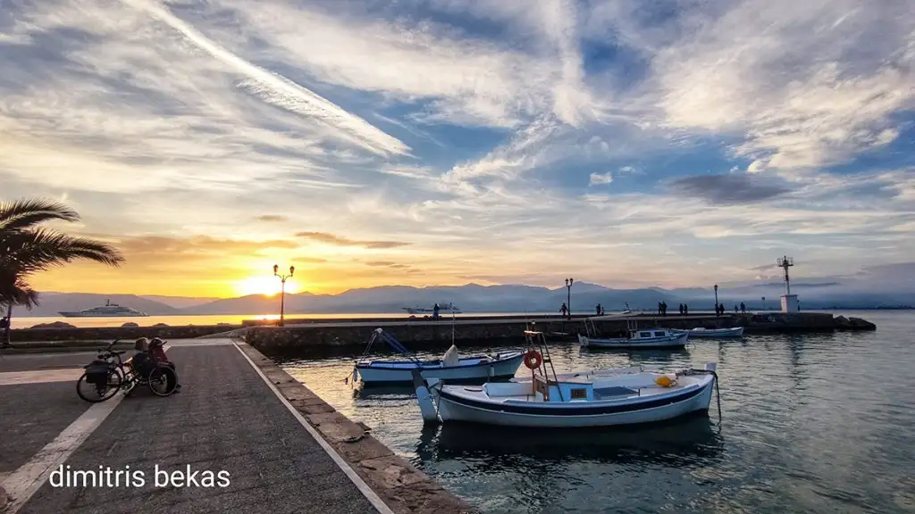 Ηλιοβασίλεμα στο Ναύπλιο 17-11-2025