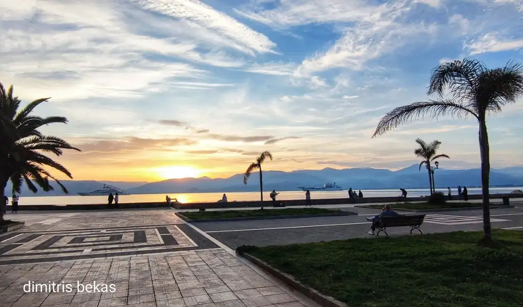 Ηλιοβασίλεμα στο Ναύπλιο 17-11-2025