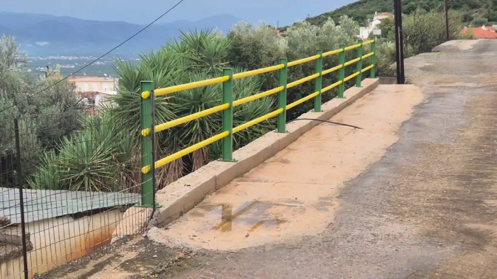 τοιχία αντιστήριξης σε Σκοτεινή, Σχινοχώρι και Μαλαντρένι