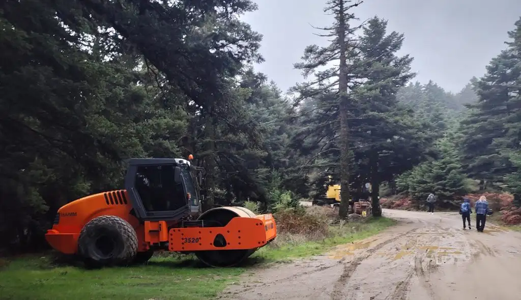 Διαμαρτυρία για τις ανεμογεννήτριες στον Κοσμά Αρκαδίας