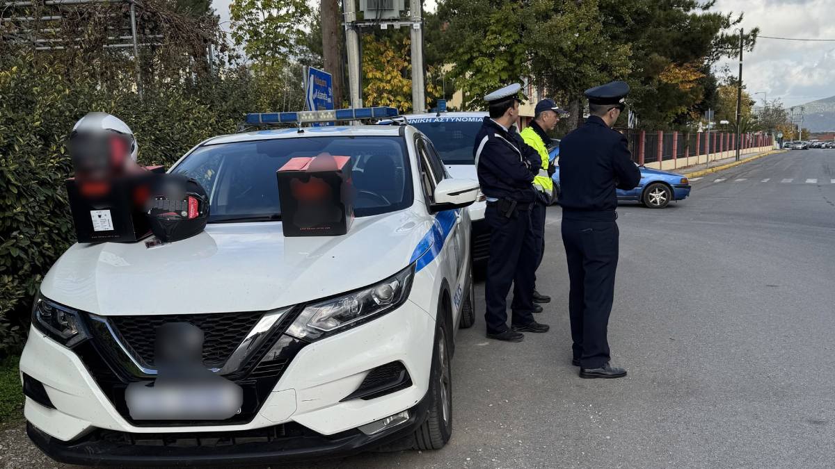 Πελοπόννησος: 54 παραβάσεις σε μία εβδομάδα για μη χρήση κράνους