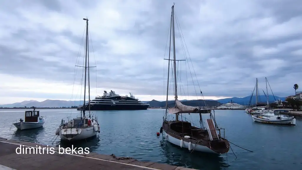 Κρουαζιερόπλοια στο Ναύπλιο 1-11-2025