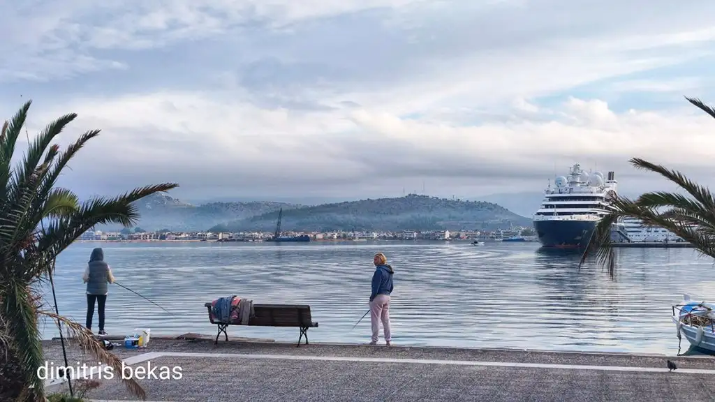 Το κρουαζιερόπλοιο le dumont d'urville στο Ναύπλιο