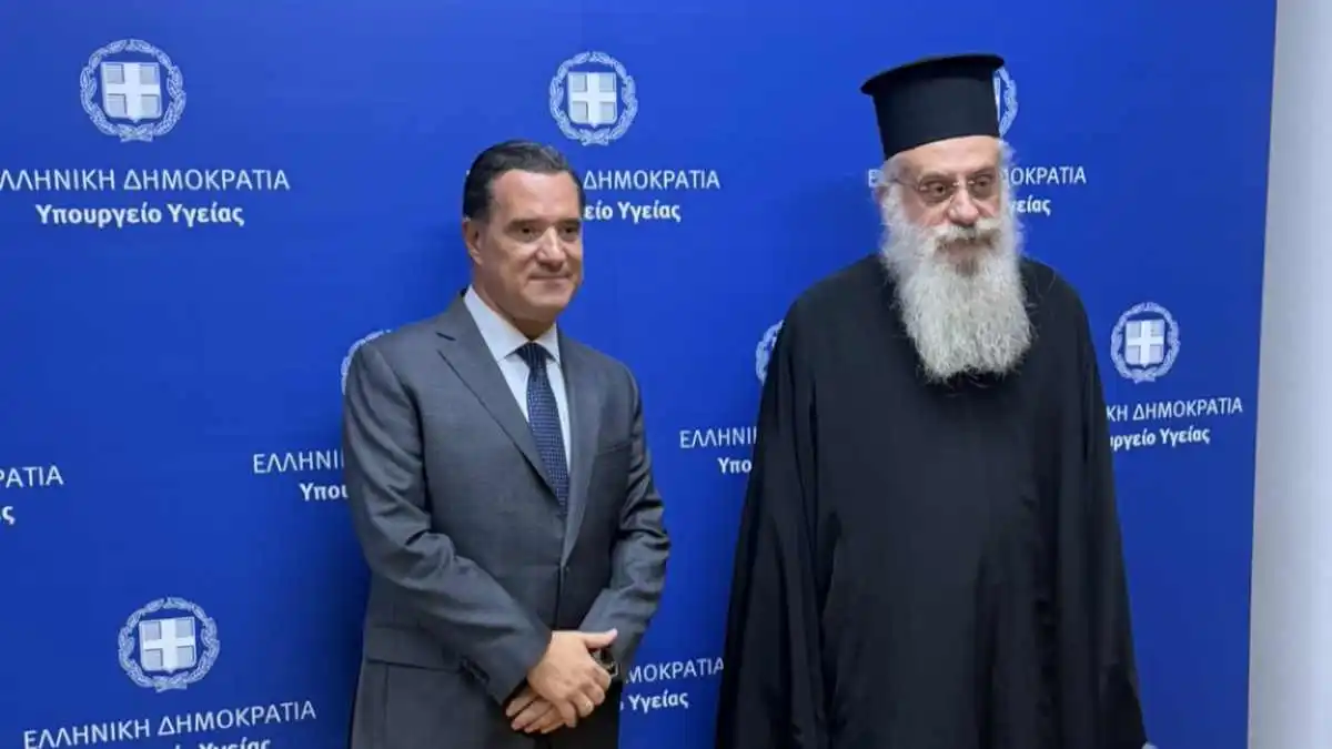 Στον Άδωνι Γεωργιάδη ο Μητροπολίτης Μαντινείας και Κυνουρίας