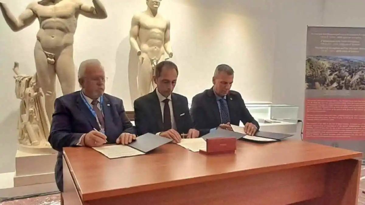 Ο Δήμαρχος Σπάρτης  υπέγραψε την Ολυμπιακή Εκεχειρία ενόψει των Χειμερινών Ολυμπιακών Αγώνων της Ιταλίας