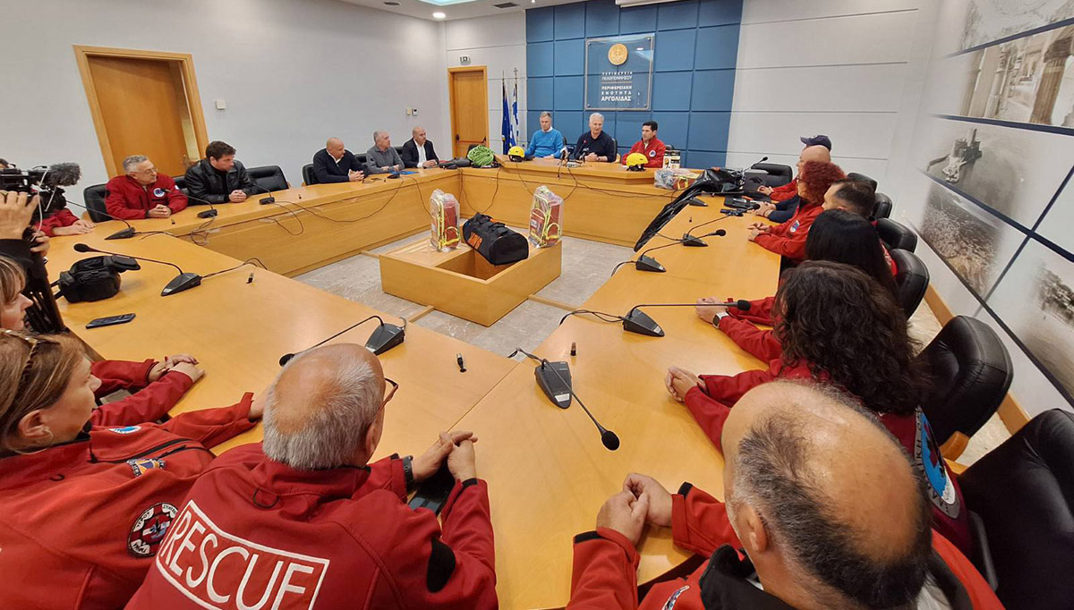 Πολύτιμος εξοπλισμός από τον Πτωχό στην Ελληνική Ομάδα Διάσωσης Αργολίδας