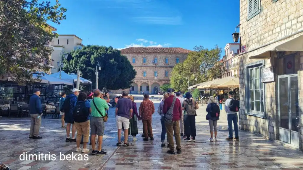 touristes nafplio